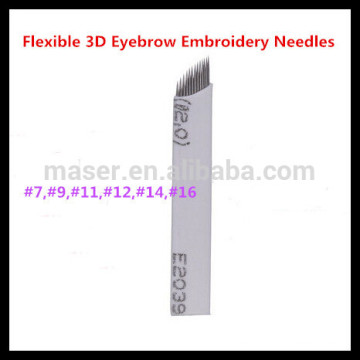 Handmade 14 Pin shape micro blading needle ,manual needle for permanent makeup manual pen